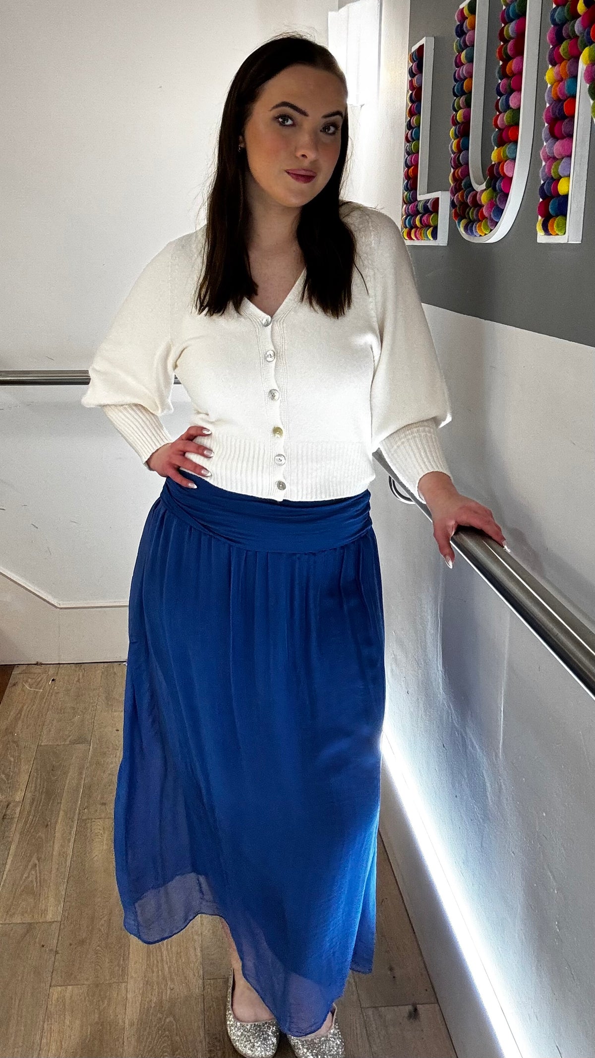 Silk Overlay Skirt (OS 8-16)