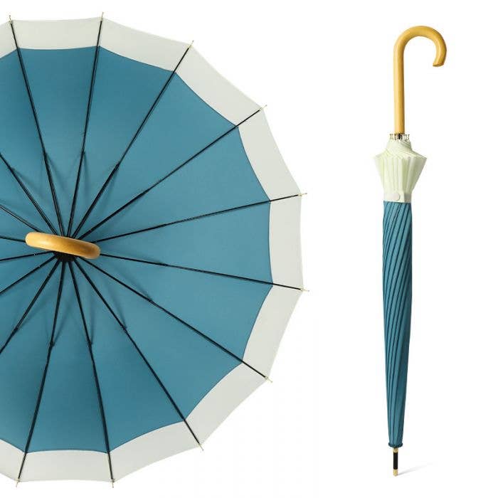 Two Tone Pastel Colour Umbrella