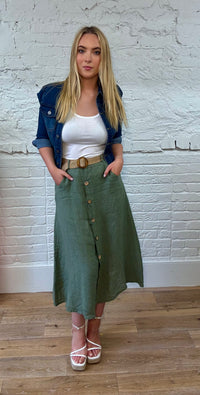 Nova Linen Skirt