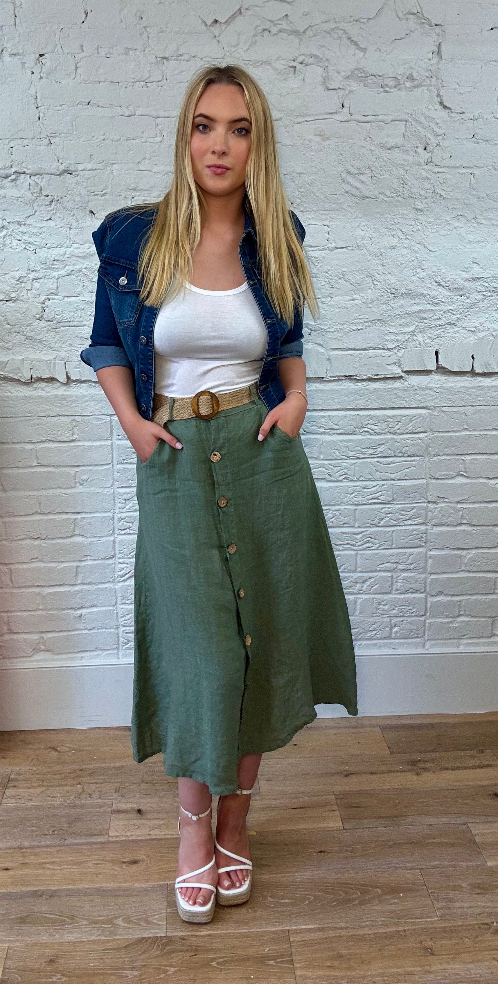 Nova Linen Skirt