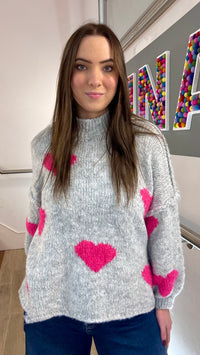 The Abigail Heart Jumper
