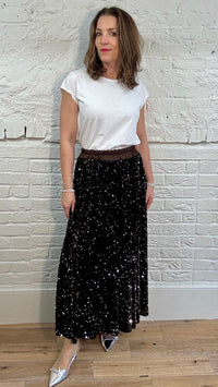Full Sequin Skirt