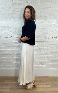 Suzy D Satin Maxi Skirt