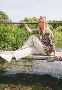 Leopard Print Blazer