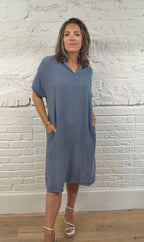The Kelsie Cotton and Linen Dress