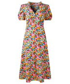 Floral Fancy Printed Midi Dress