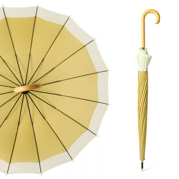 Two Tone Pastel Colour Umbrella