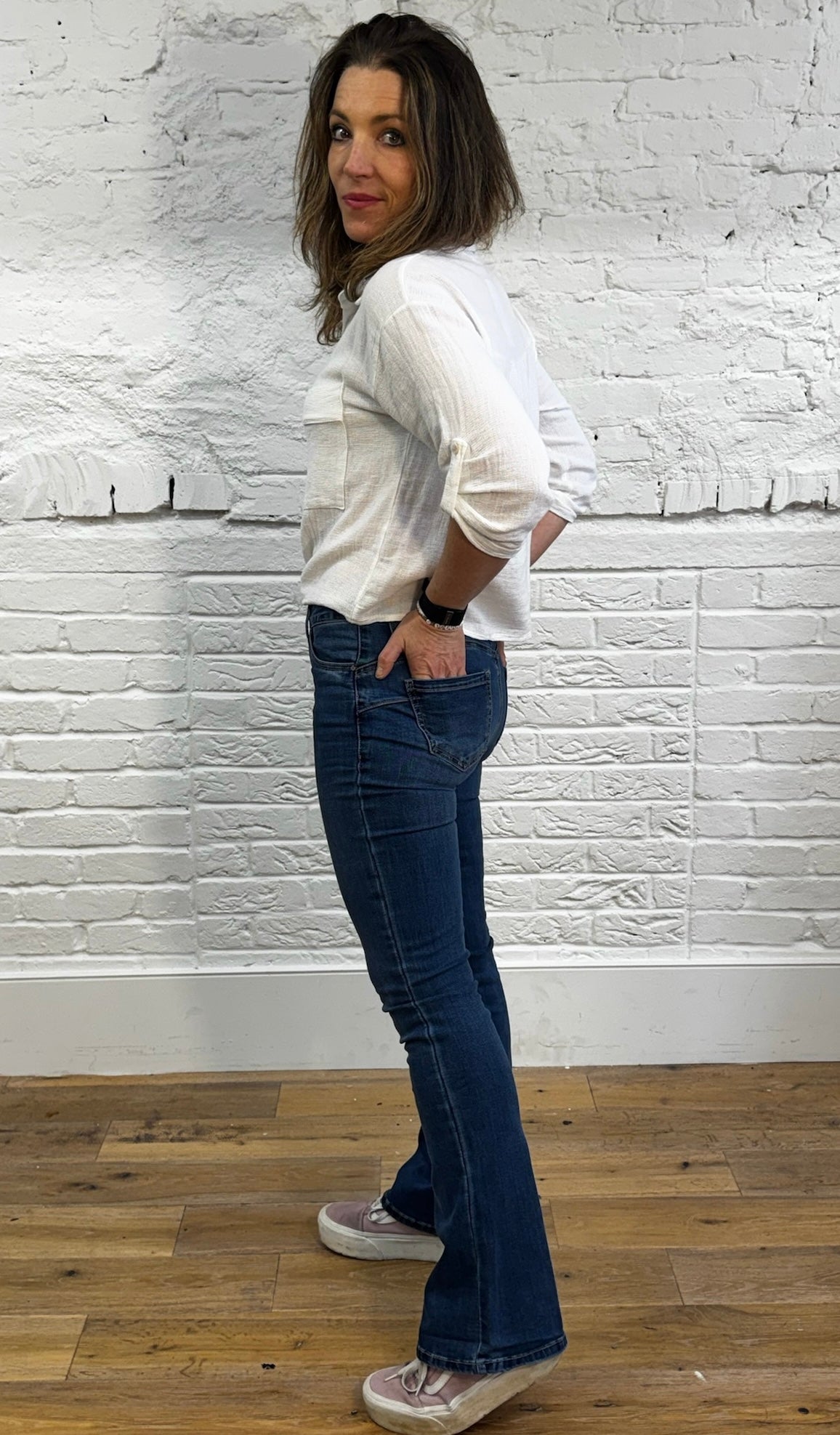 Indie Push Up Flare Jeans