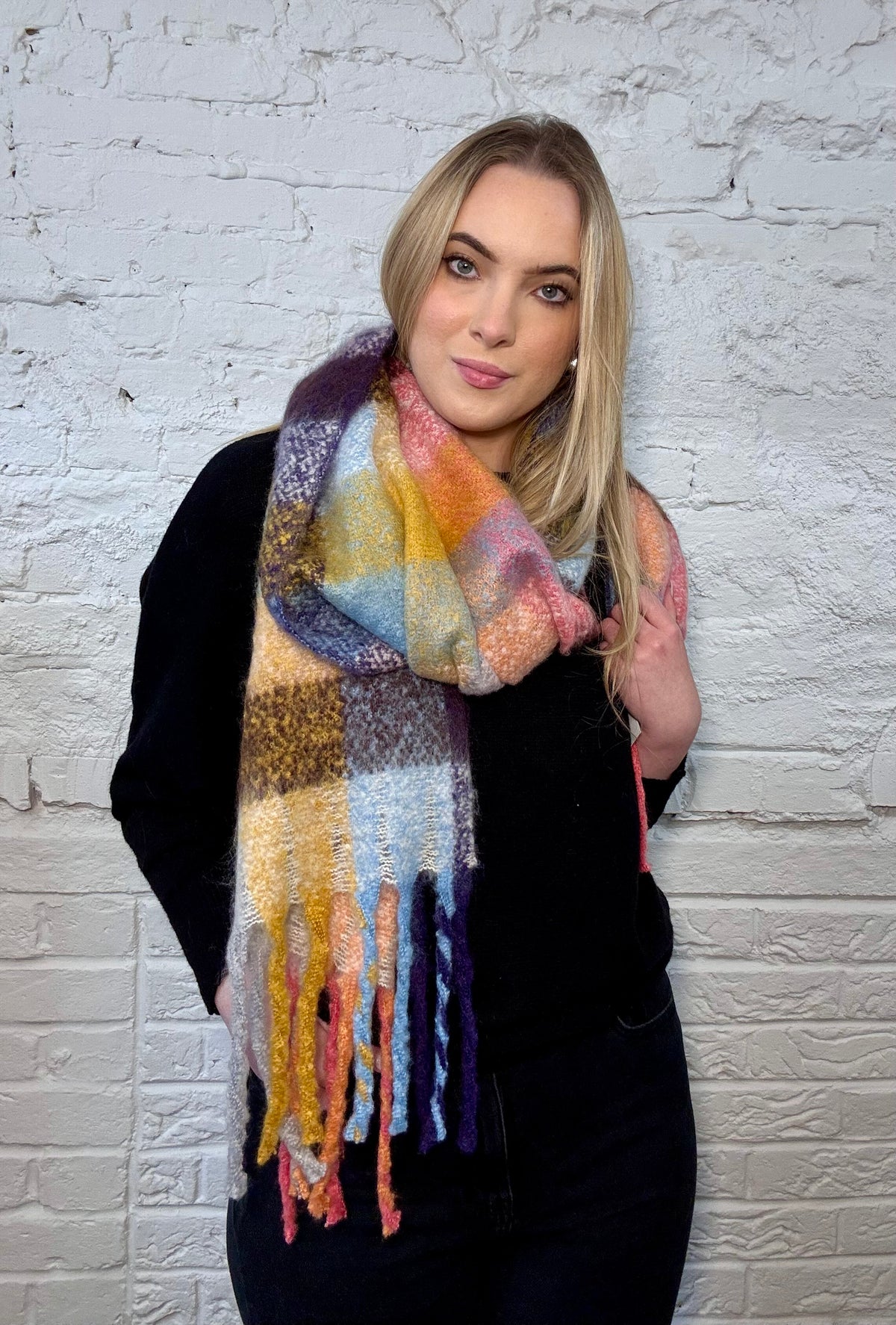 The Novie Chunky Blanket Scarf