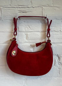 Crescent Moon Leather Bag