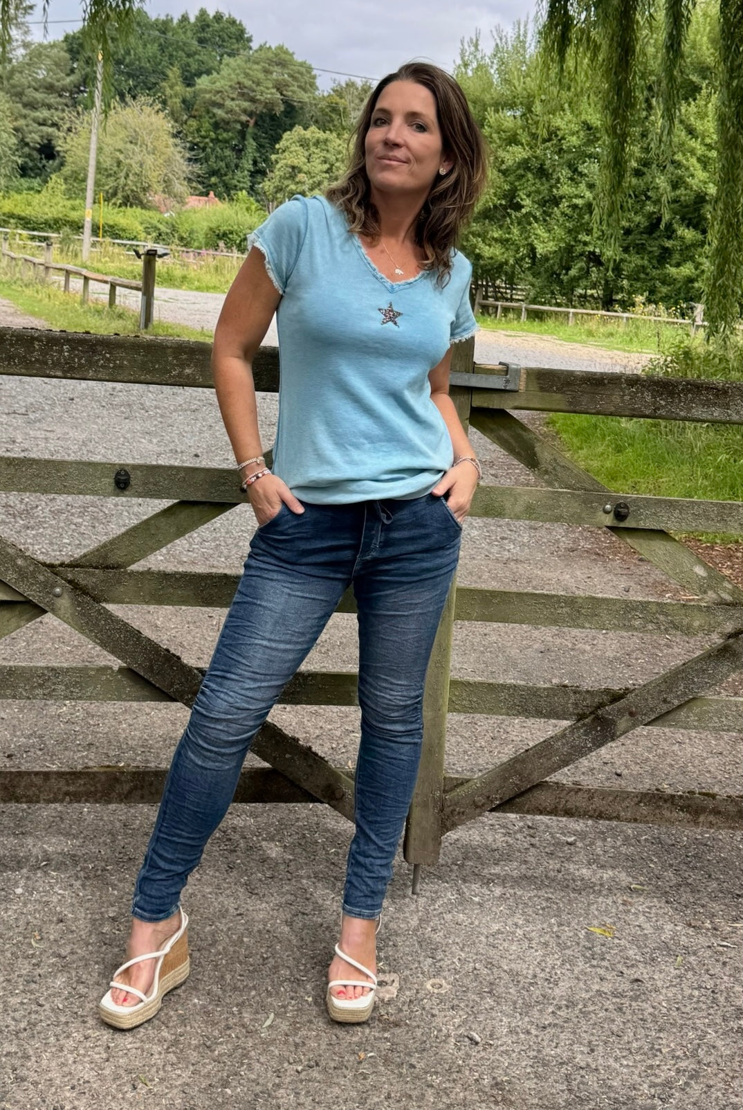 Sasa Tie Waist Denim Jean