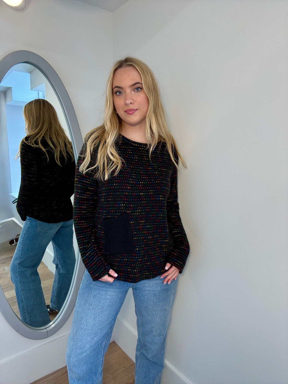 Fleck Top With Pocket