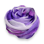 Soft Abstract Painting on Solid Canvas Scarf