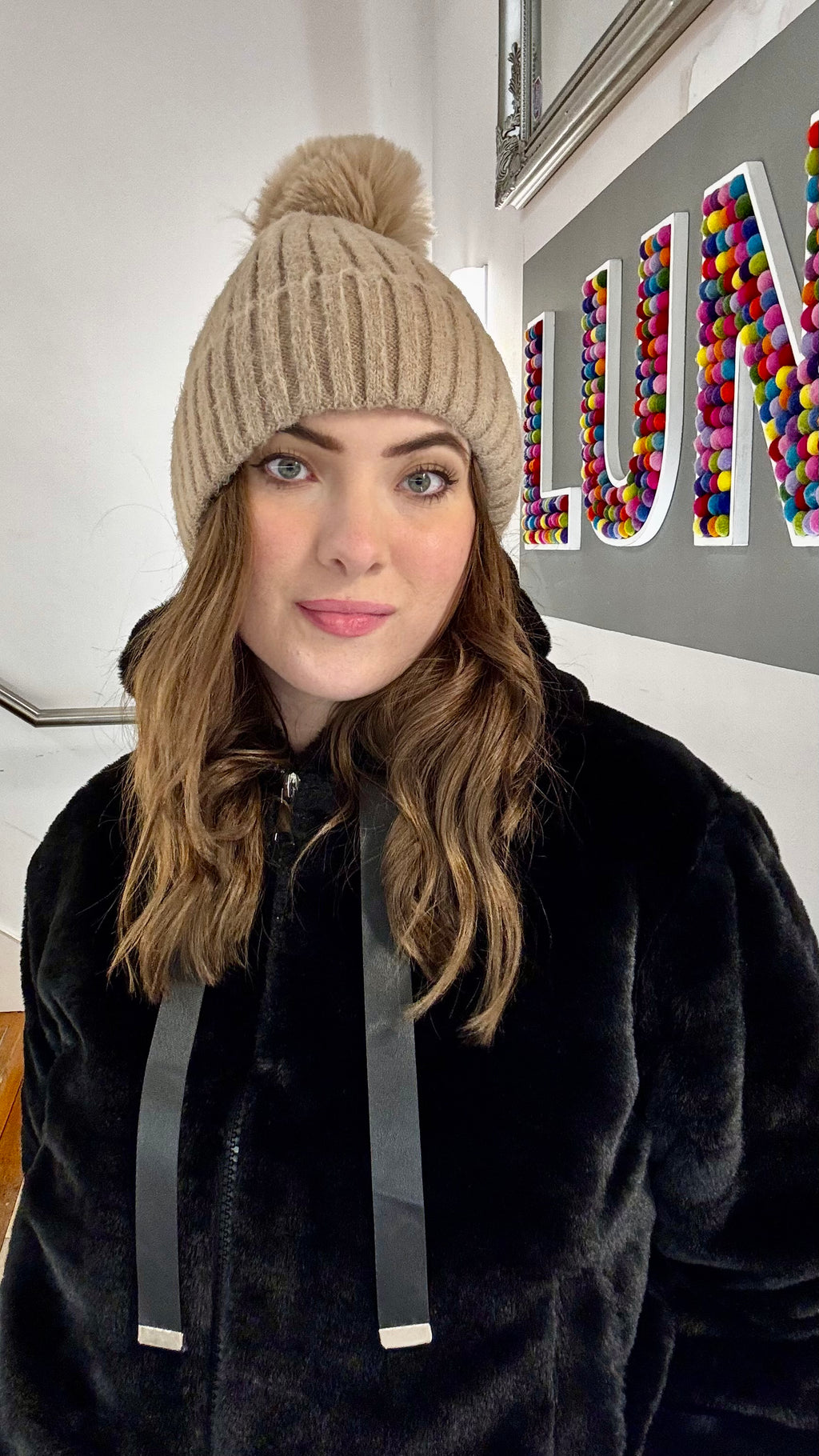 Cosy Pom-Pom Beanie