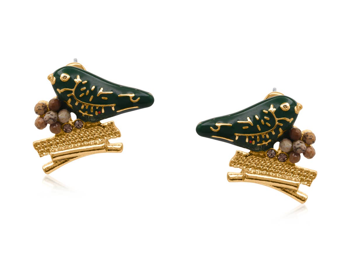FAIRY KINGDOM BIRD PETITE EARRINGS