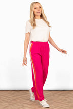 Double Stripe Wide Leg Trousers