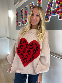 Chunky Heart Jumper