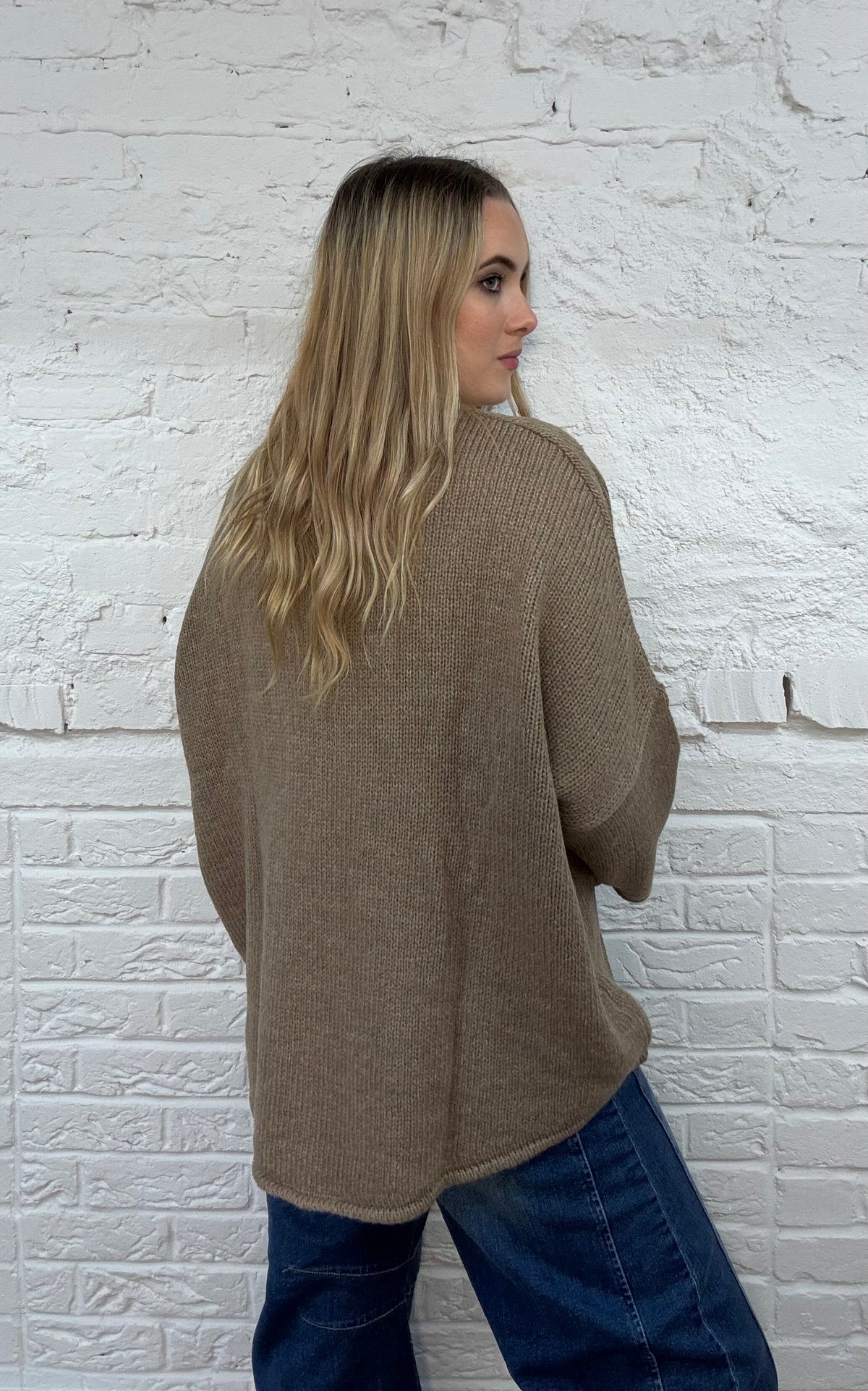 The Lauretta Oversized Hi Lo Sweater