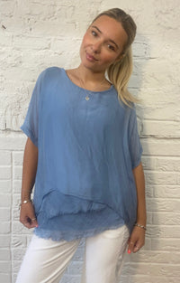 Silk Double Layer Top (OS 10-16)