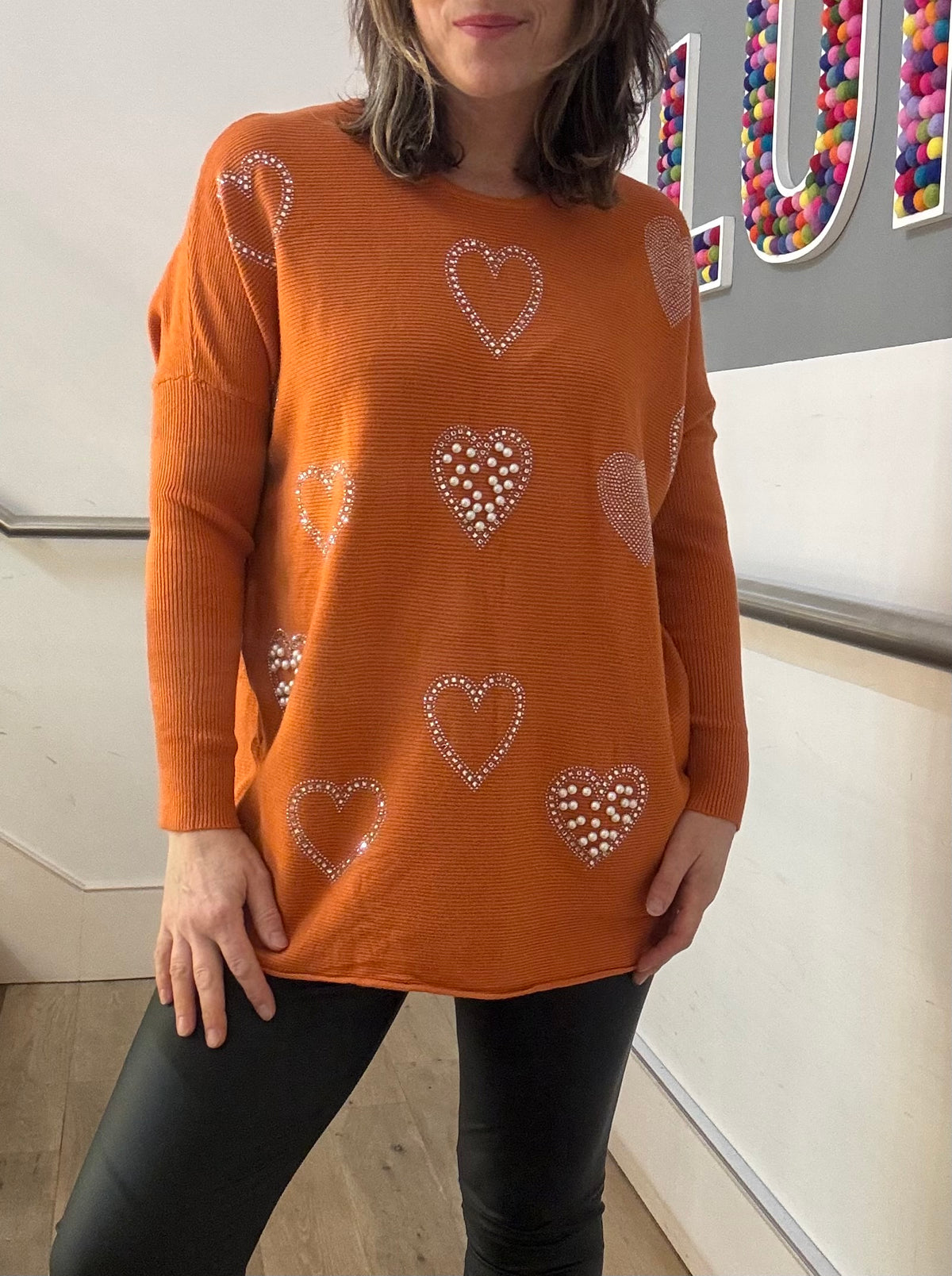 Pearl Heart Jumper