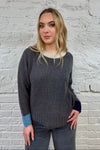 The Farrah Contrast Trim Sweater