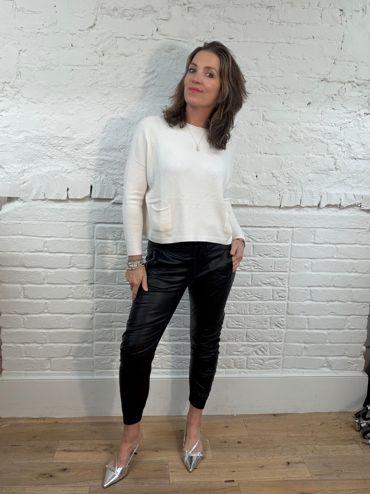 Vegan Leather Jogger