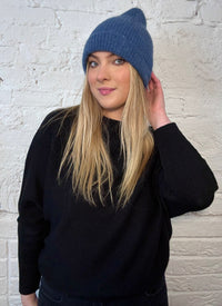 Ribbed Alpaca Mix Beanie