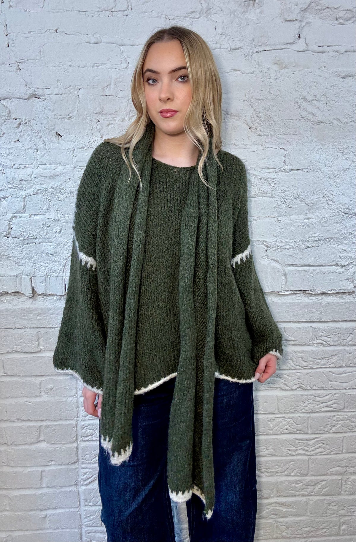 The Oona Knit & Scarf Set