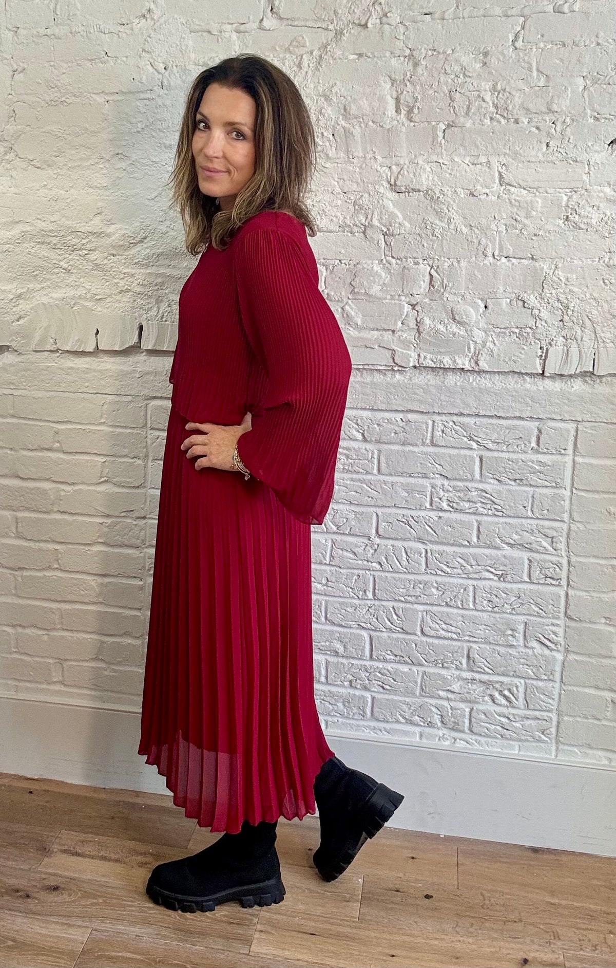 Serenity Layered Chiffon Dress