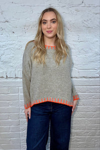 The Bree Blanket Stitch Jumper
