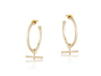 Octavia T-bar Hope Earrings