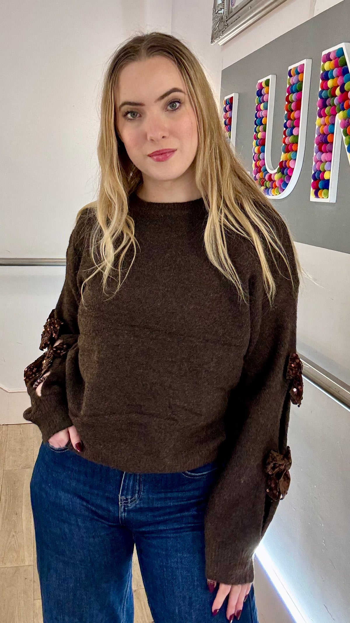 Clarice Bow Statement Knit