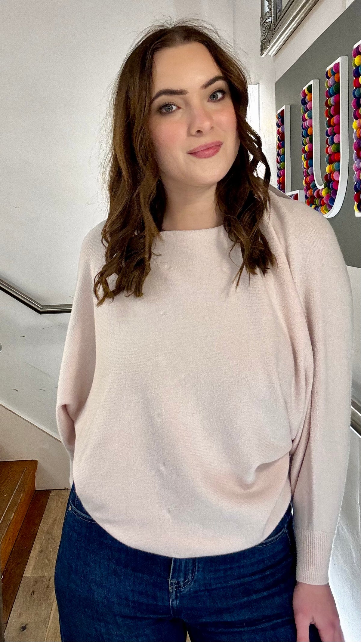 Selah Pearl Back Jumper