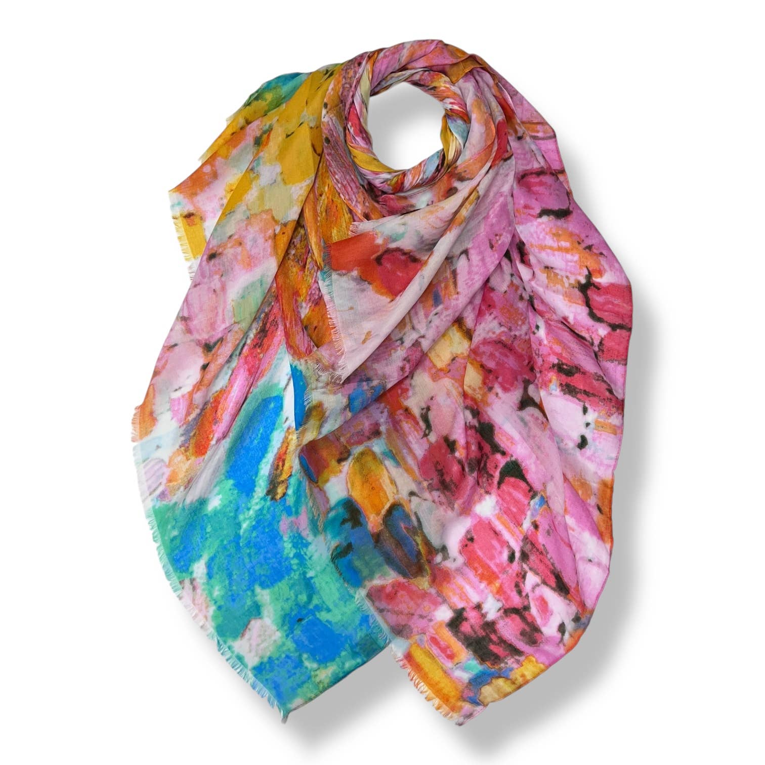 Bright Coloured Canvas Scarf