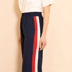 Double Stripe Wide Leg Trousers
