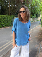 Janna Cotton & Linen Relaxed Top