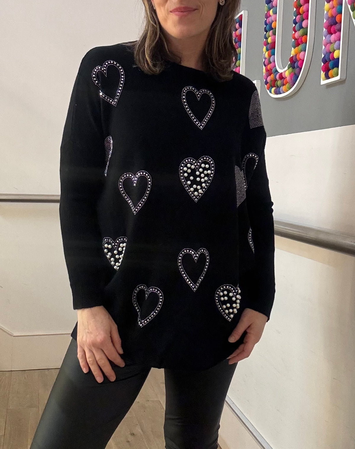 Pearl Heart Jumper