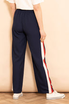 Double Stripe Wide Leg Trousers