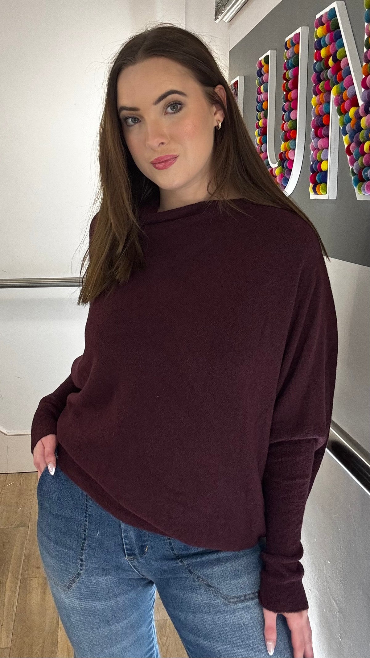 The Carrie Asymmetric Jumper