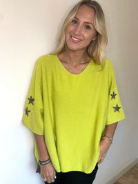 3/4 Sleeve Star Jumper