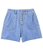 Jenna Patch Pocket Denim Shorts