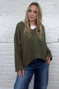 The Lauretta Oversized Hi Lo Sweater