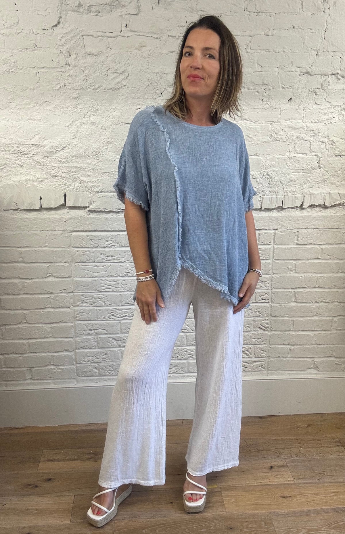 Coastal Breeze Fringe Top