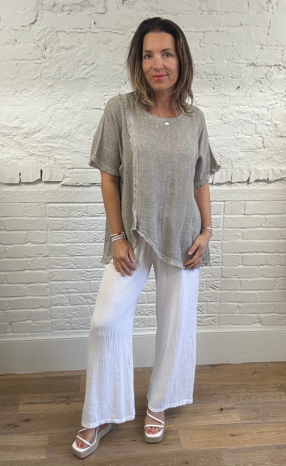 Coastal Breeze Fringe Top