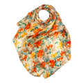 Lily Flower Print Scarf