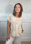 Thalia Cotton Linen Blend Top