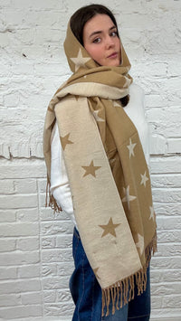 The Astrid Cashmere Mix Star Scarf