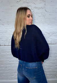 Elara Sparkle Batwing Top