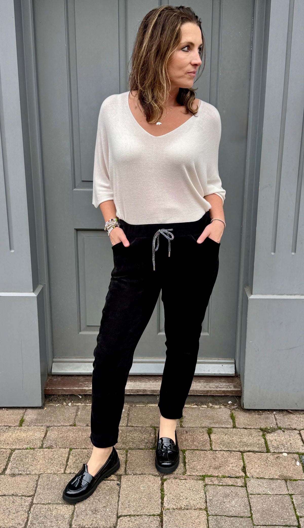 The Ella Chenille Trousers