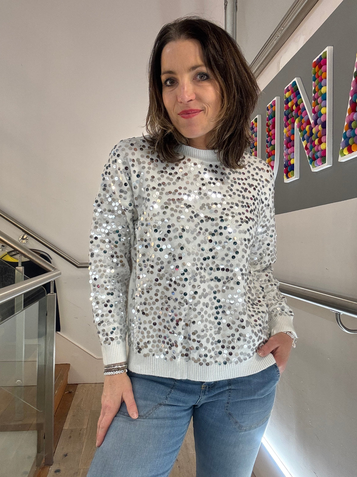 Sequin Jumper